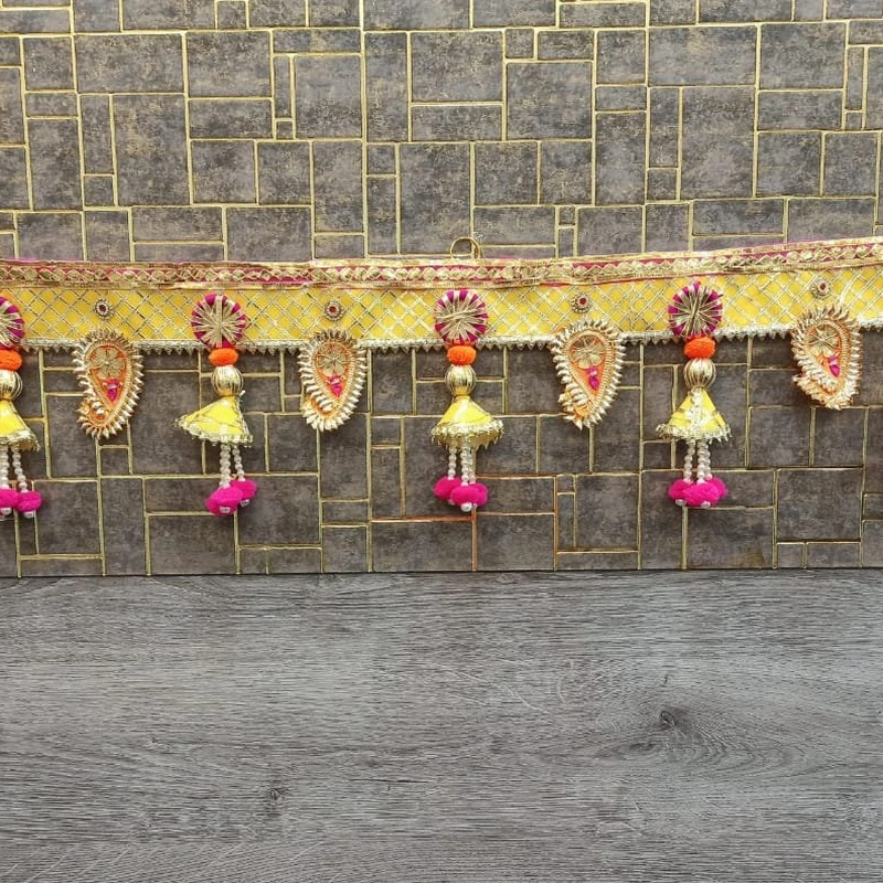 Yellow Gotta Patti Bandarwal 40 Inch