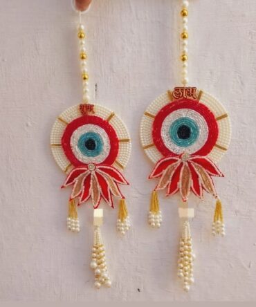 Beads Evil Eye Shubh Laabh Wall Hanging